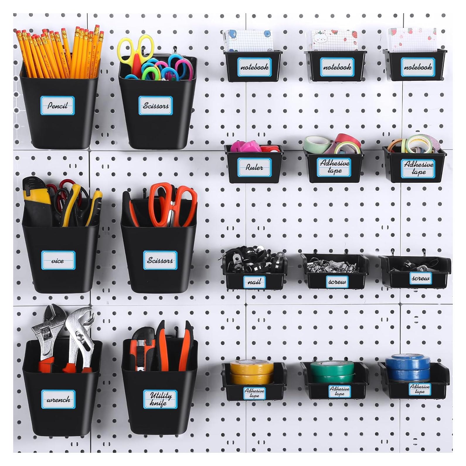 Set de Organizadores de Pared Uiifan 18 Piezas para Tablero de Clavos