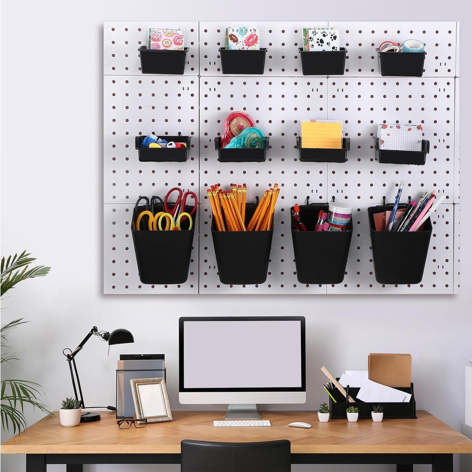 Set de Organizadores de Pared Uiifan 18 Piezas para Tablero de Clavos