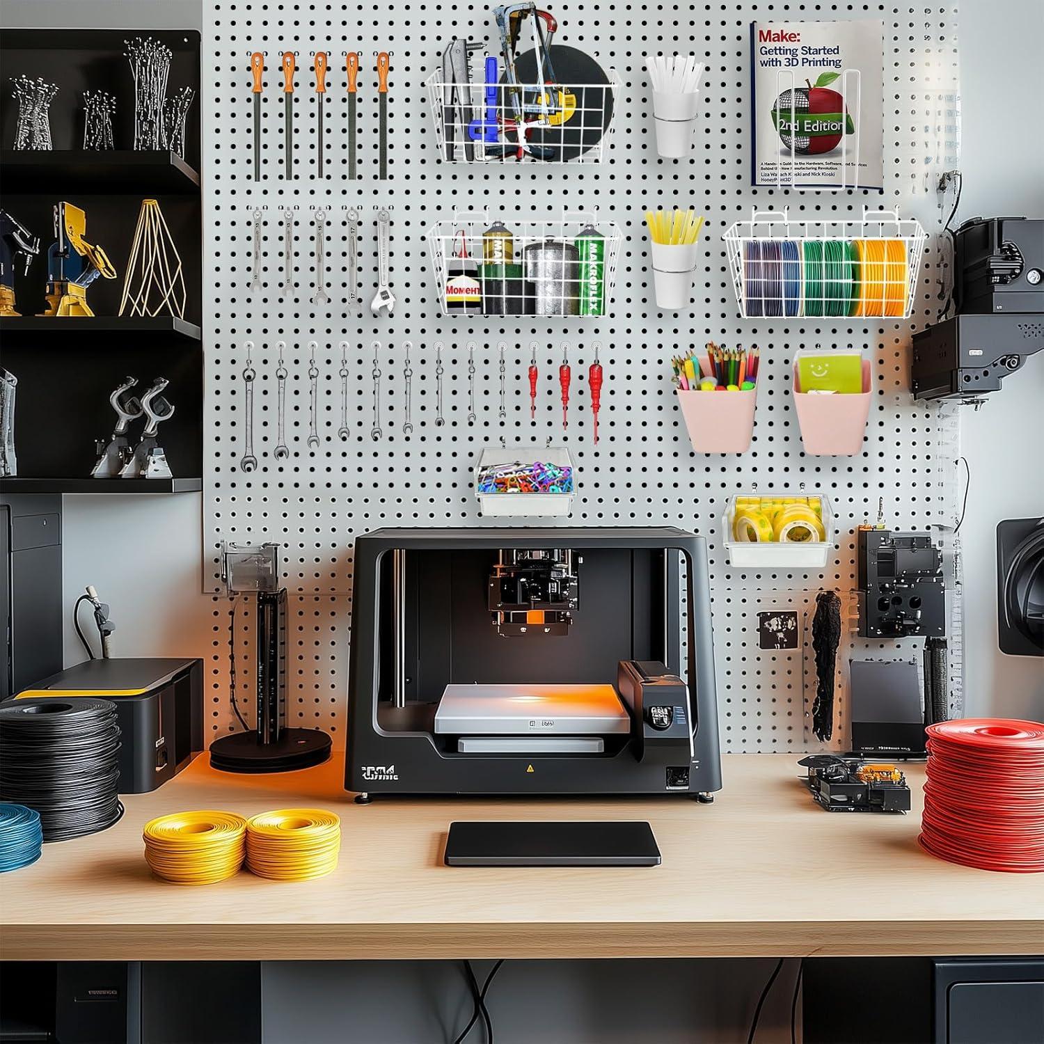 Organizadores de Cestas para Tableros Perforados G.CORE 42 Piezas