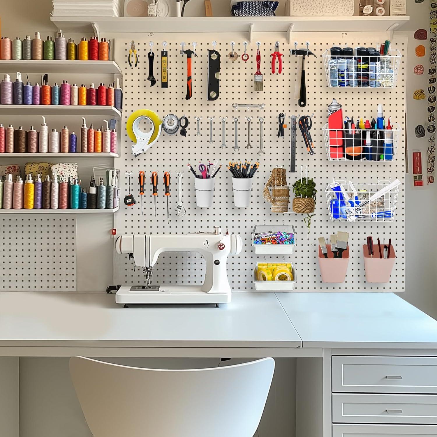 Organizadores de Cestas para Tableros Perforados G.CORE 42 Piezas