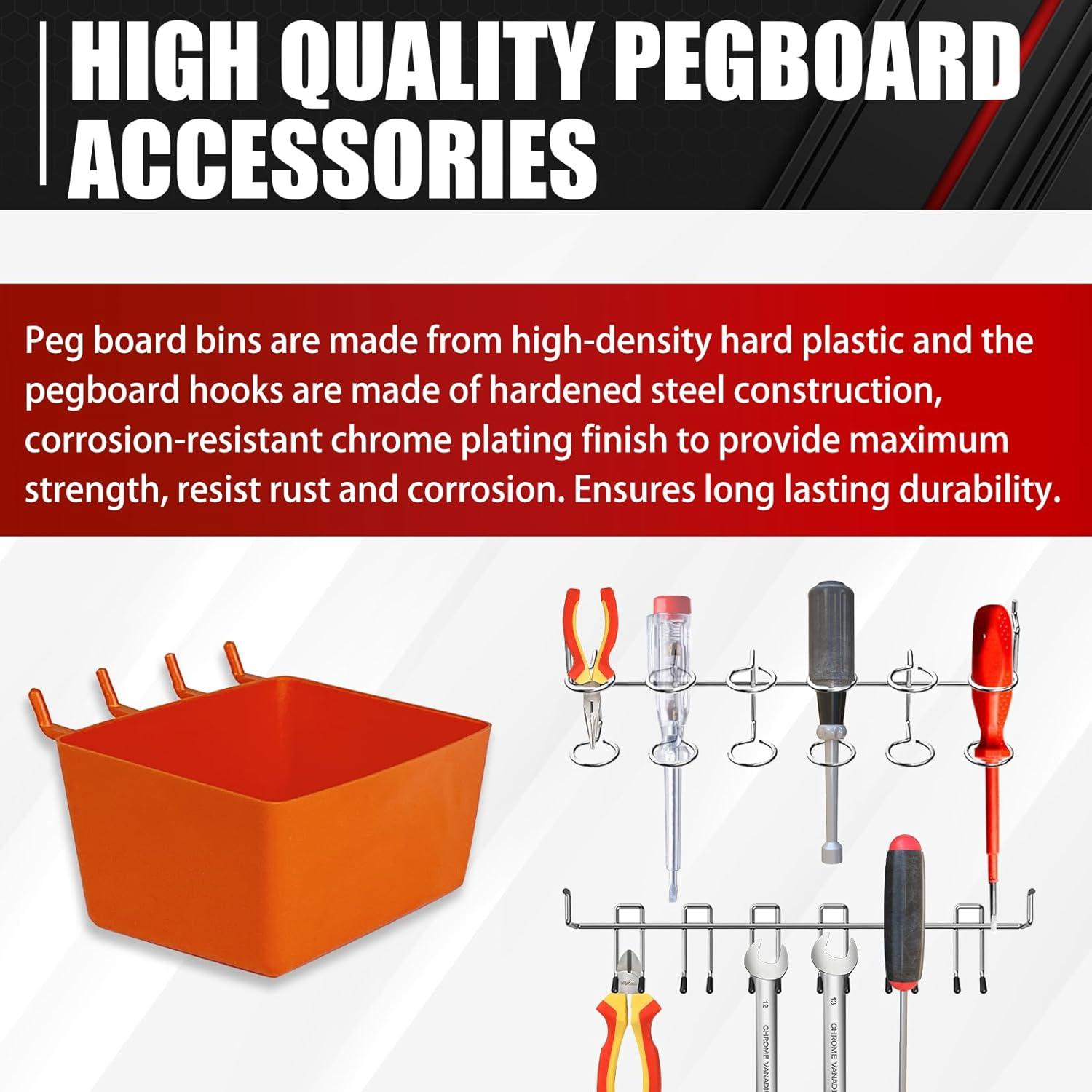 Kit de Ganchos para Tablero de Clavos C&T 278 Piezas 2.21 kg