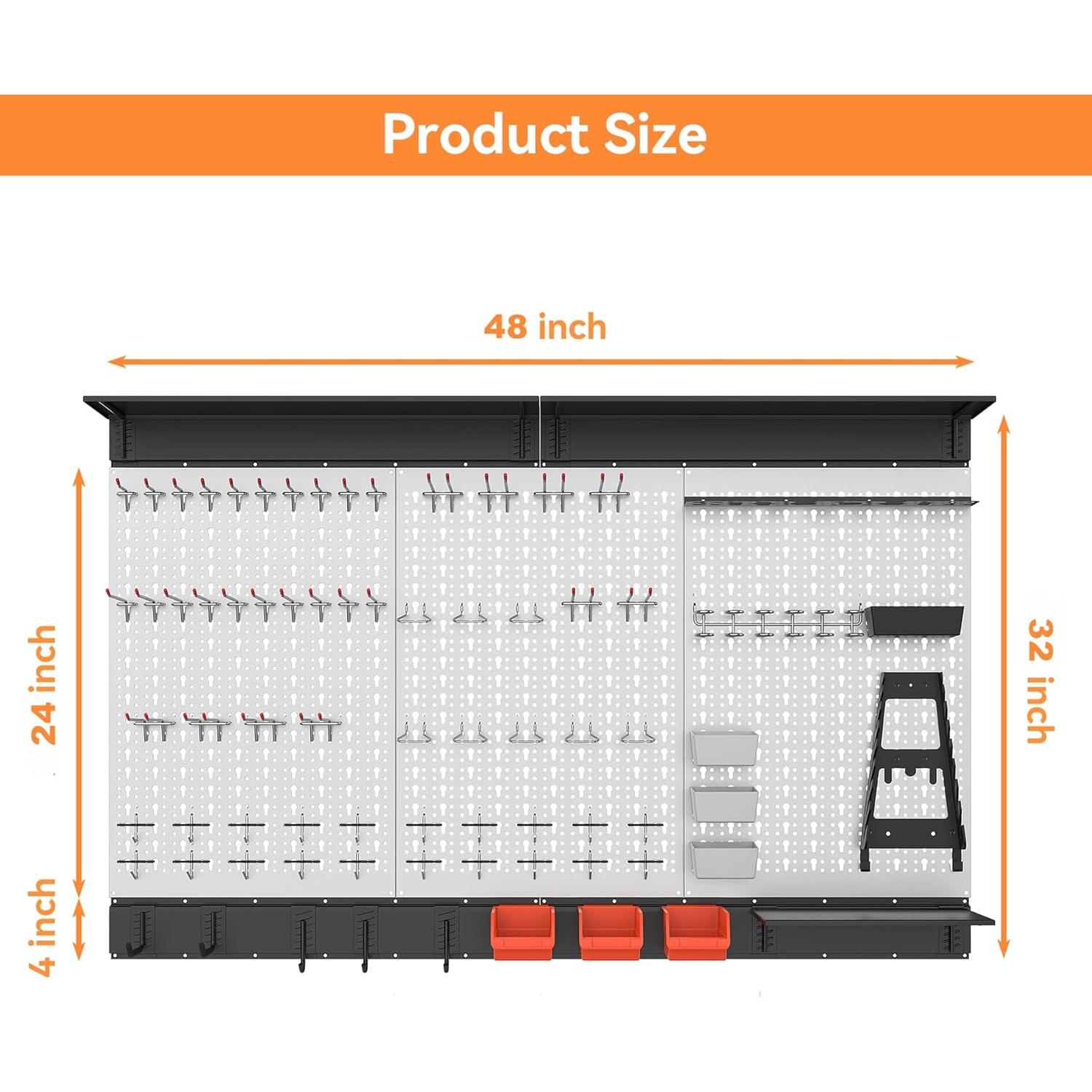 Kit Organizador de Herramientas de Pared WALMANN 113 Piezas