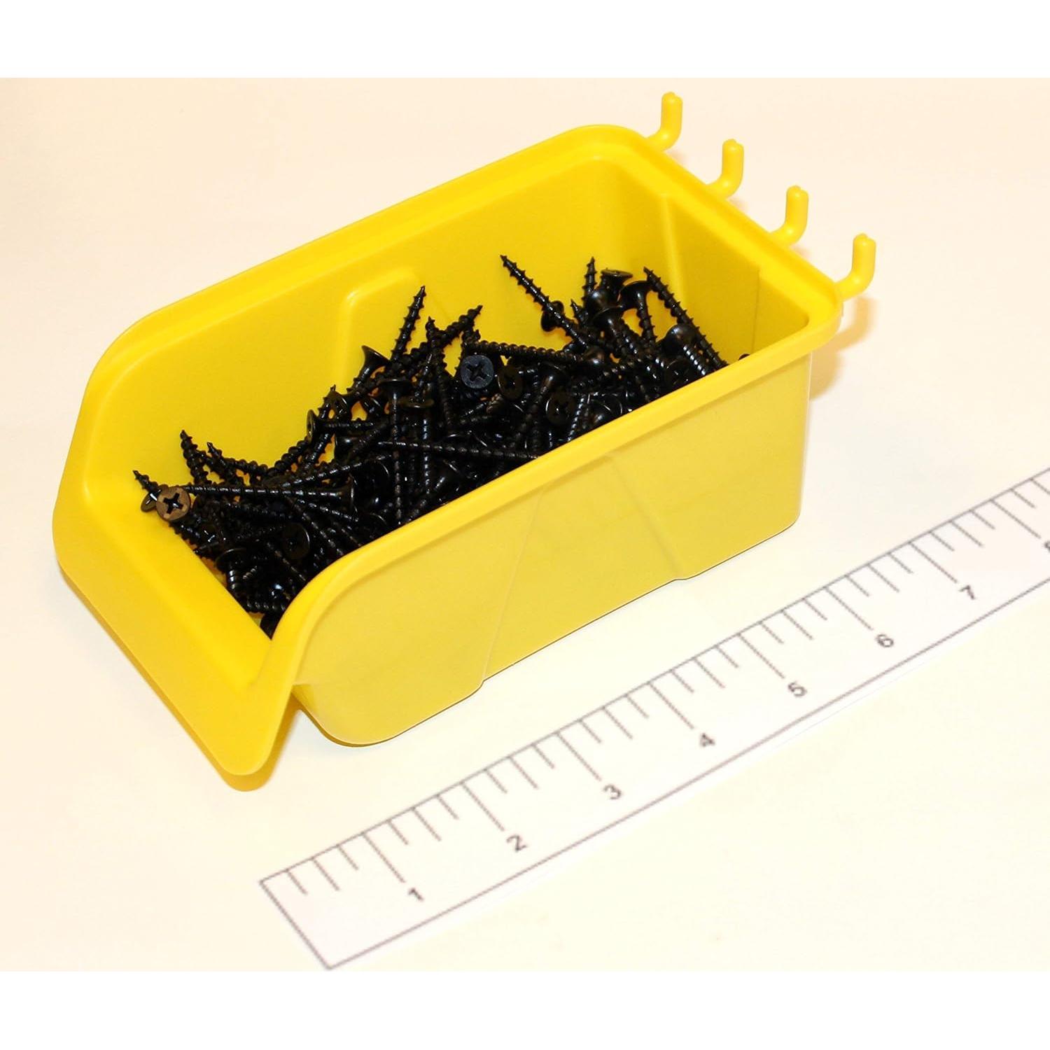 Kit de Bins WallPeg para Tablero de Clavos - 4 Grandes y 4 Medianos