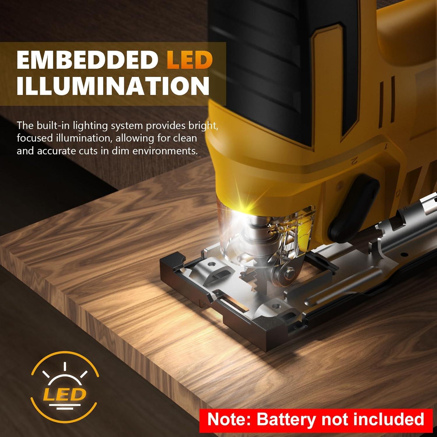 Sierra de calar inalámbrica Dewalt 20V Max sin escobillas