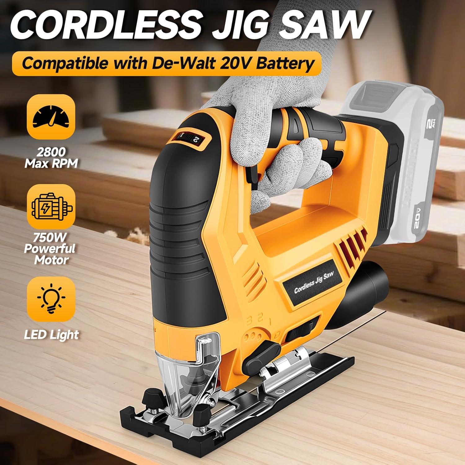 Sierra de calar inalámbrica CAMXTOOL 20V Max sin escobillas