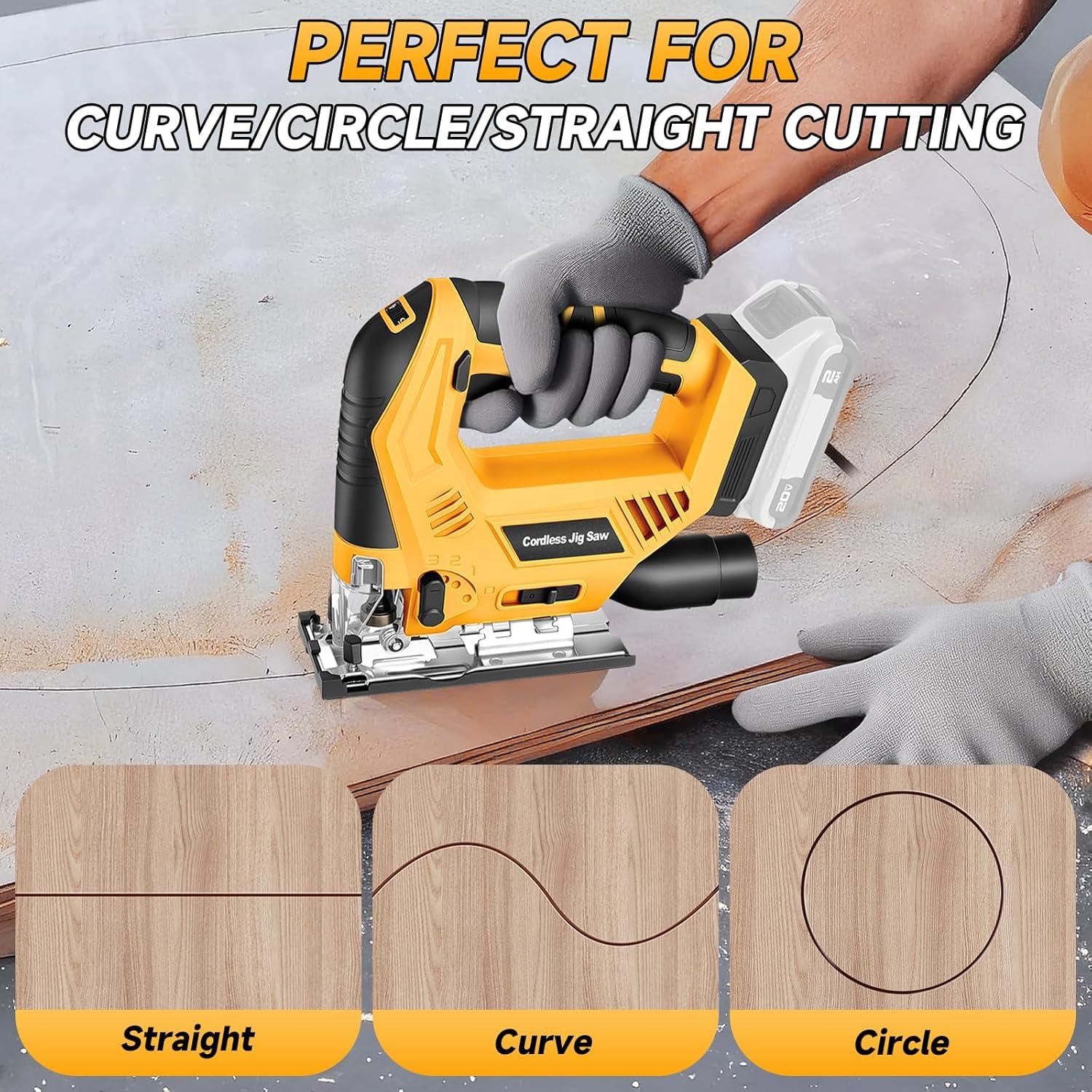 Sierra de calar inalámbrica CAMXTOOL 20V Max sin escobillas