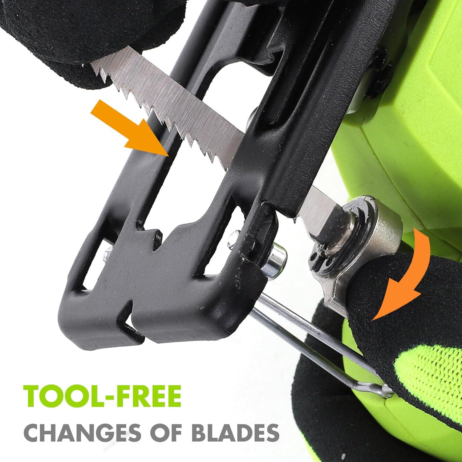 Sierra de Calar Inalámbrica FASTPRO 12V con 10 Cuchillas