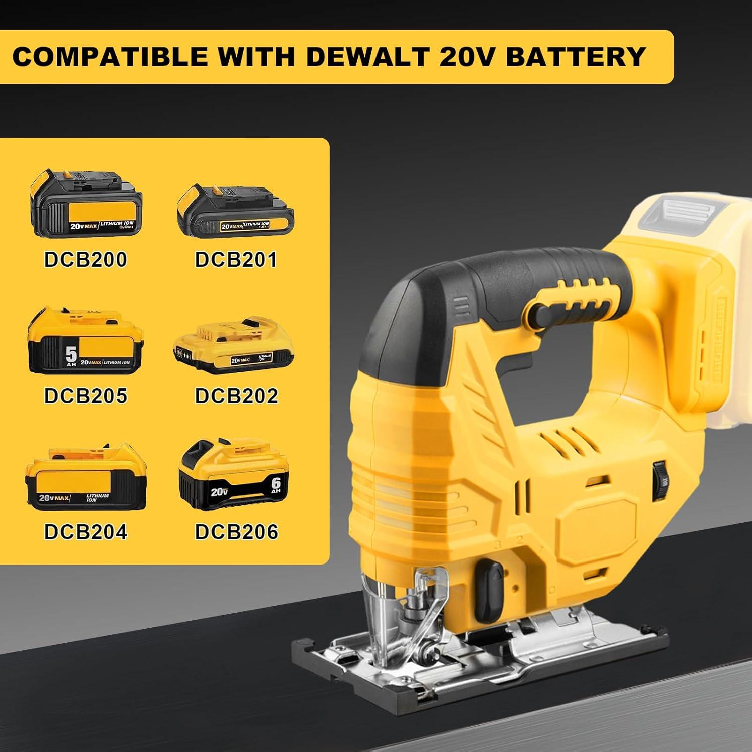Sierra de calar inalámbrica OXVIT 20V sin escobillas 6 hojas