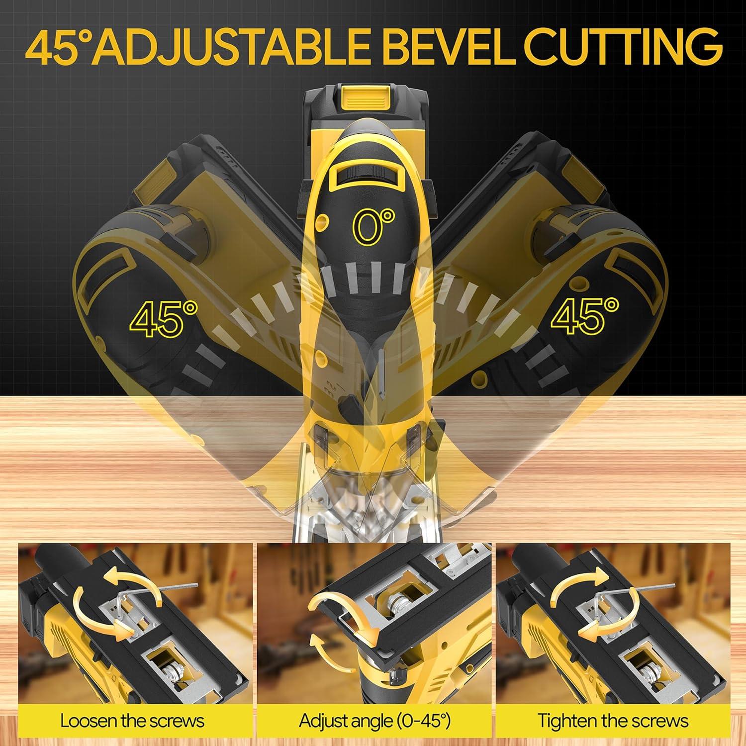 Sierra de calar inalámbrica Funnywhale 20V Max sin escobillas