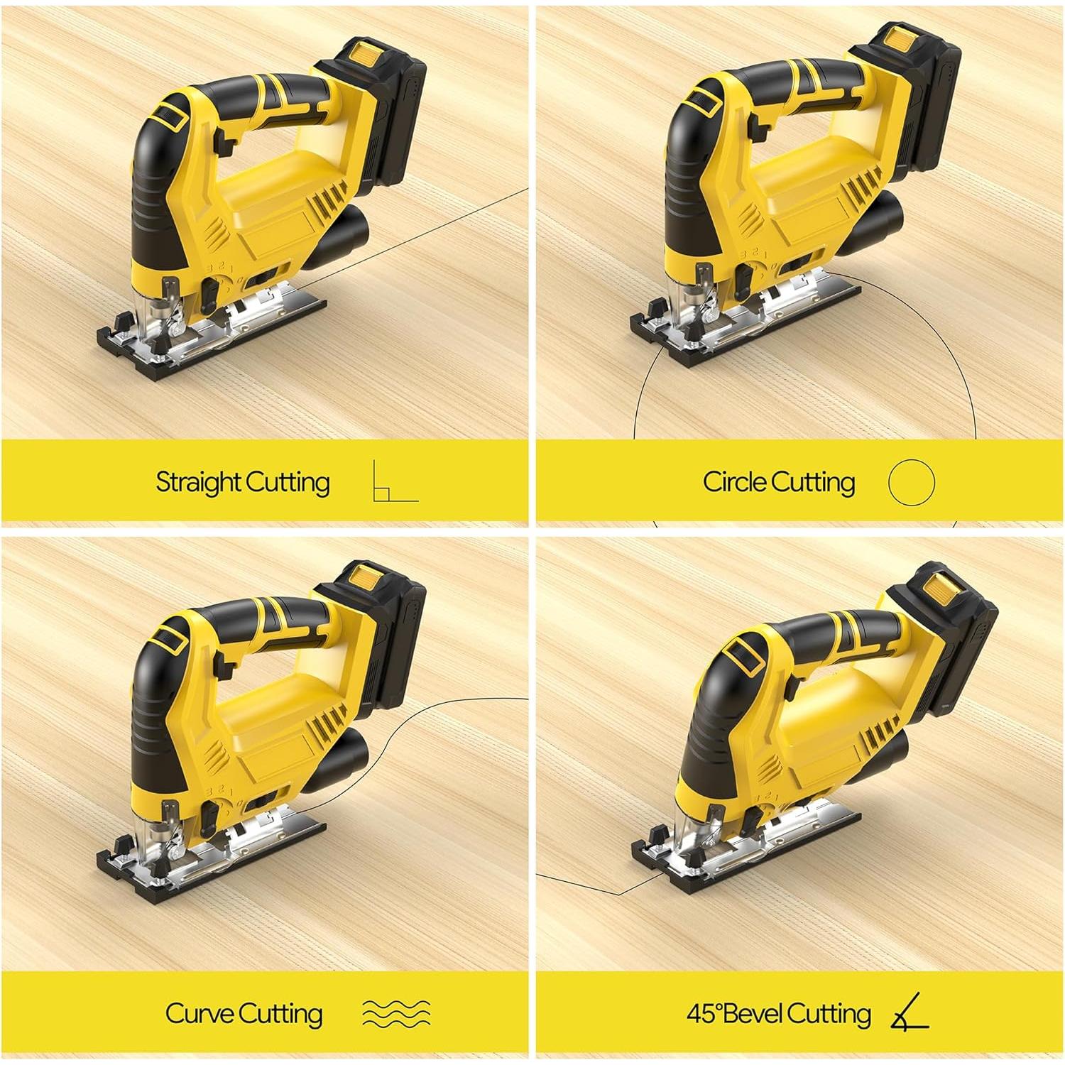 Sierra de calar inalámbrica Funnywhale 20V Max sin escobillas