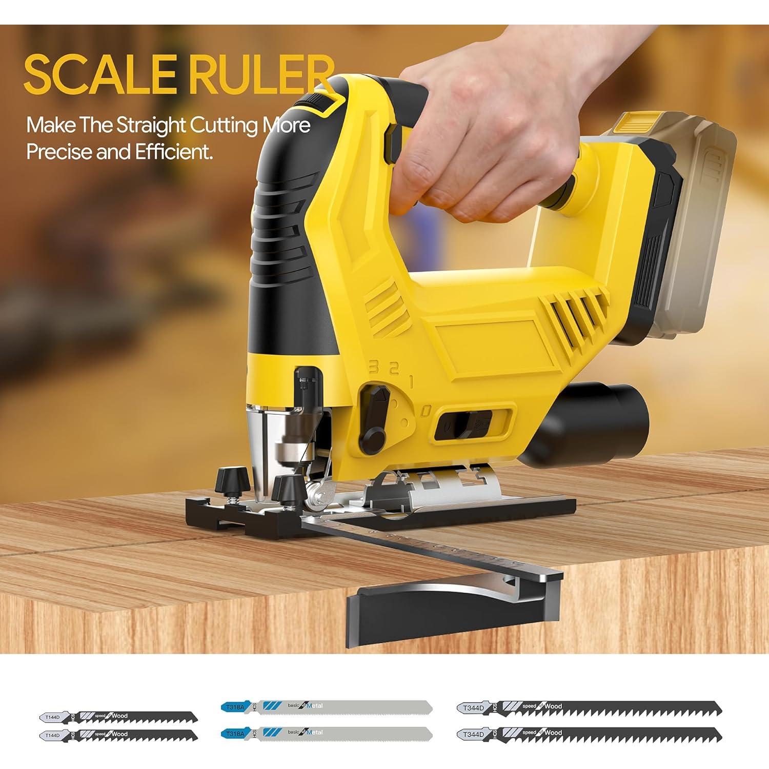 Sierra de calar inalámbrica Funnywhale 20V Max sin escobillas