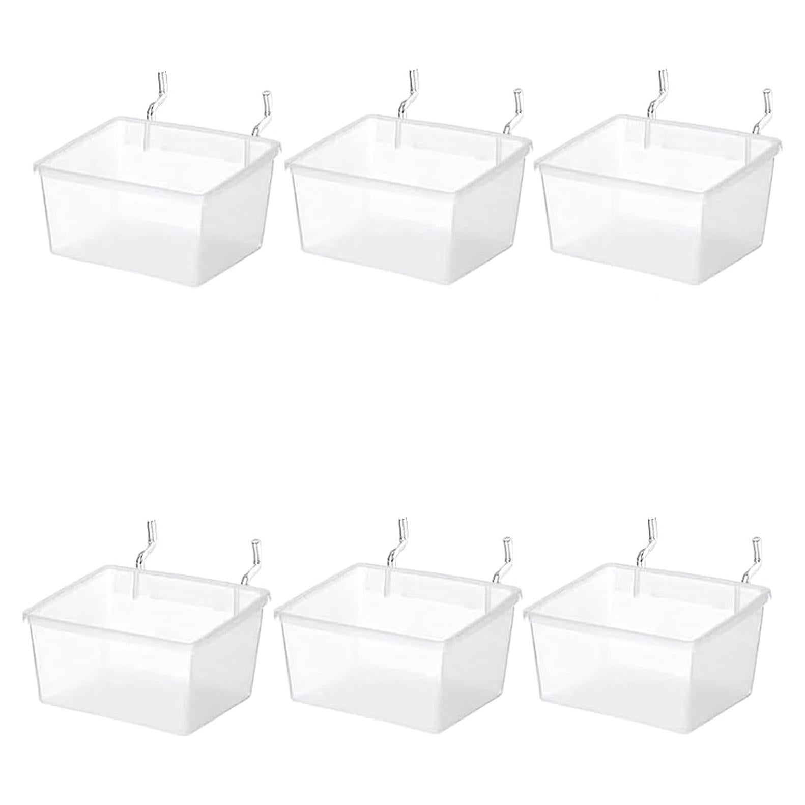 Juego de 6 Contenedores para Tablero Perforado JoyHuaTrade 8.5x8x4.6cm