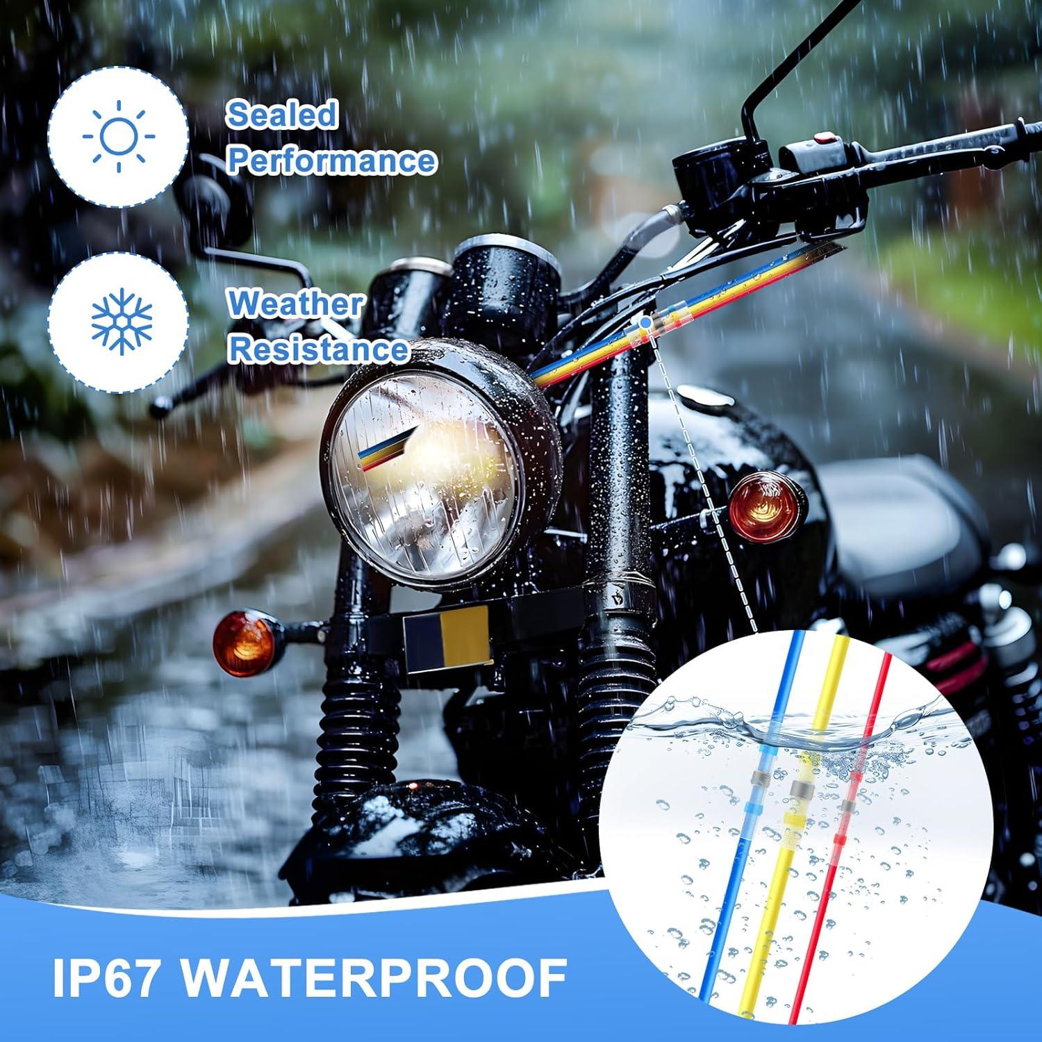 Kit de Conectores Termoretráctiles Snwoygr 120PCS Impermeables