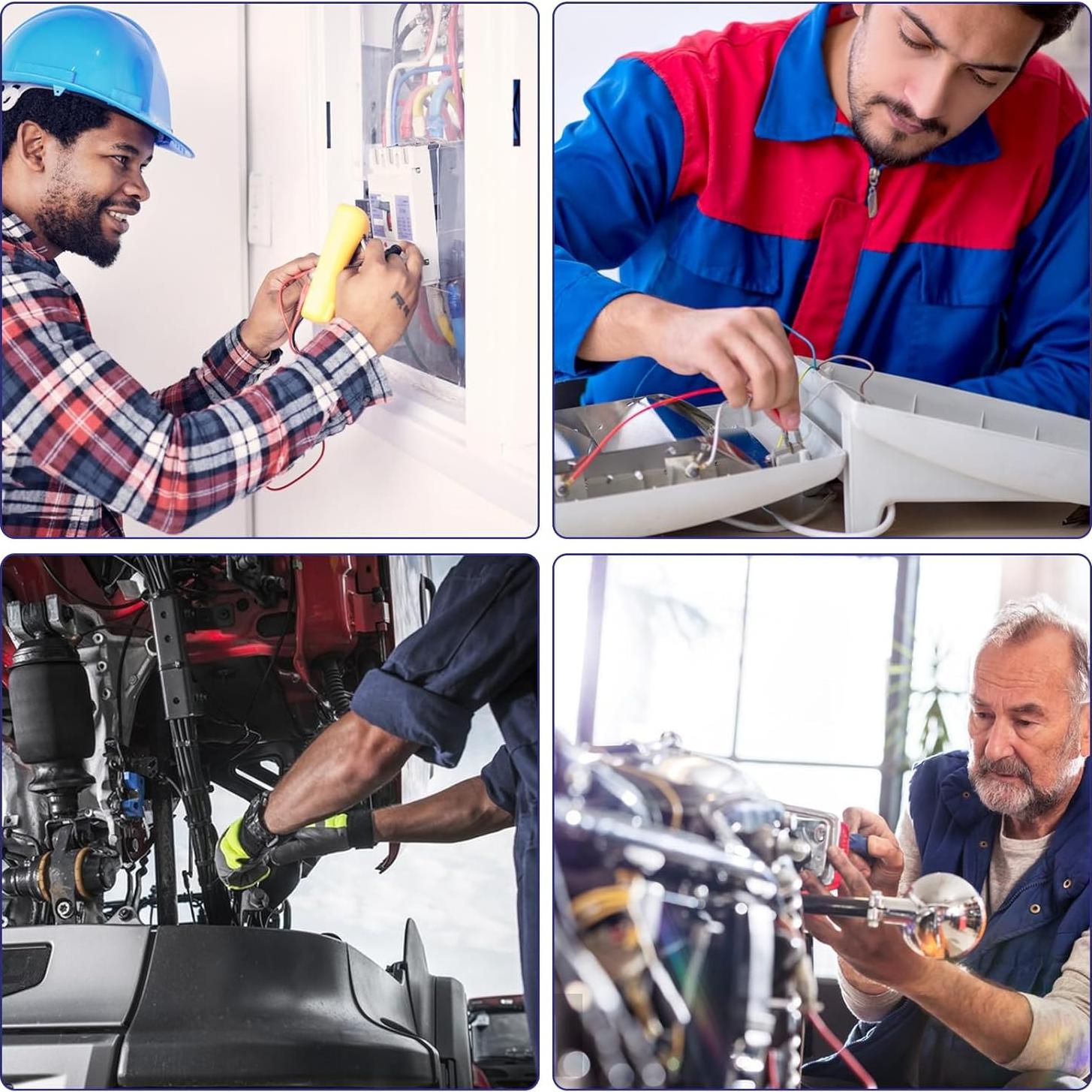 Kit de Conectores de Cable Termoretráctiles Husfunov 120PCS