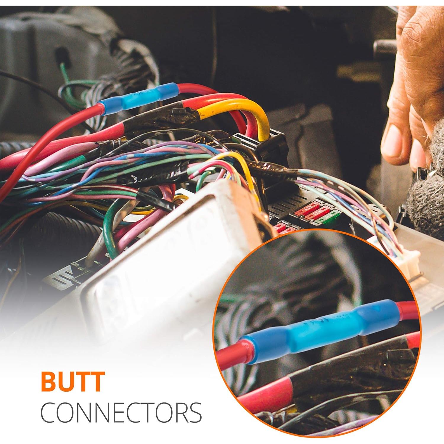 Kit de Conectores de Empalme de Calor Wirefy 180 PCS - 22-10 AWG