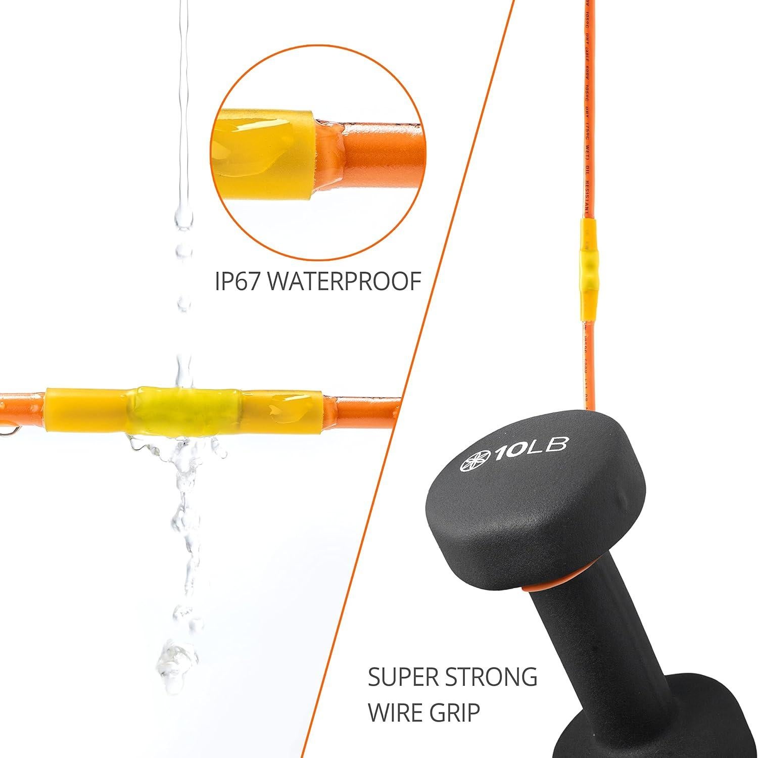 Kit de Conectores de Empalme de Calor Wirefy 180 PCS - 22-10 AWG