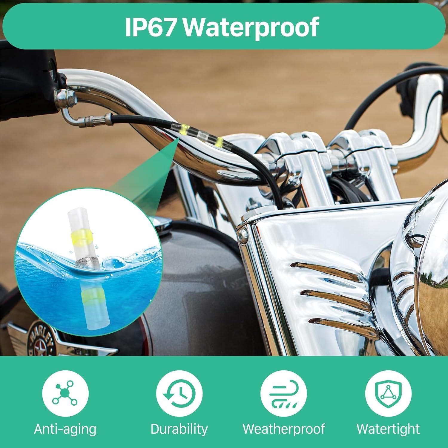 Kit de 200 Conectores de Cable con Sello Térmico YNZDRWA