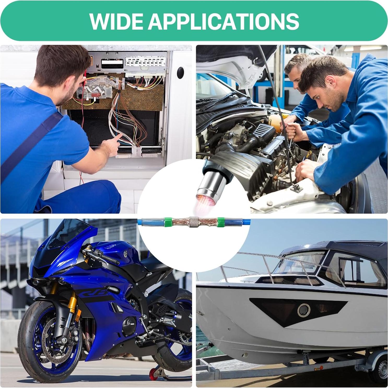 Kit de 200 Conectores de Cable con Sello Térmico YNZDRWA