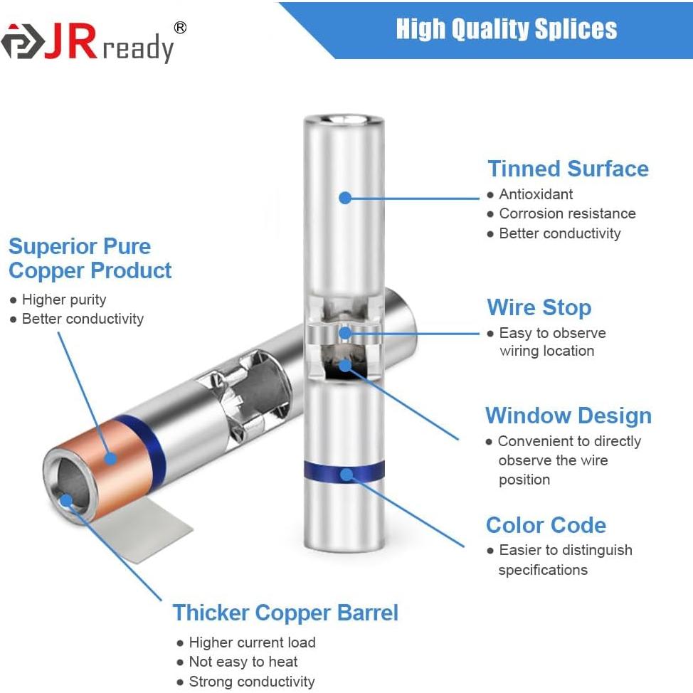 Kit de Conectores de Crimpado JRready ACT-232 IP68 300 Piezas