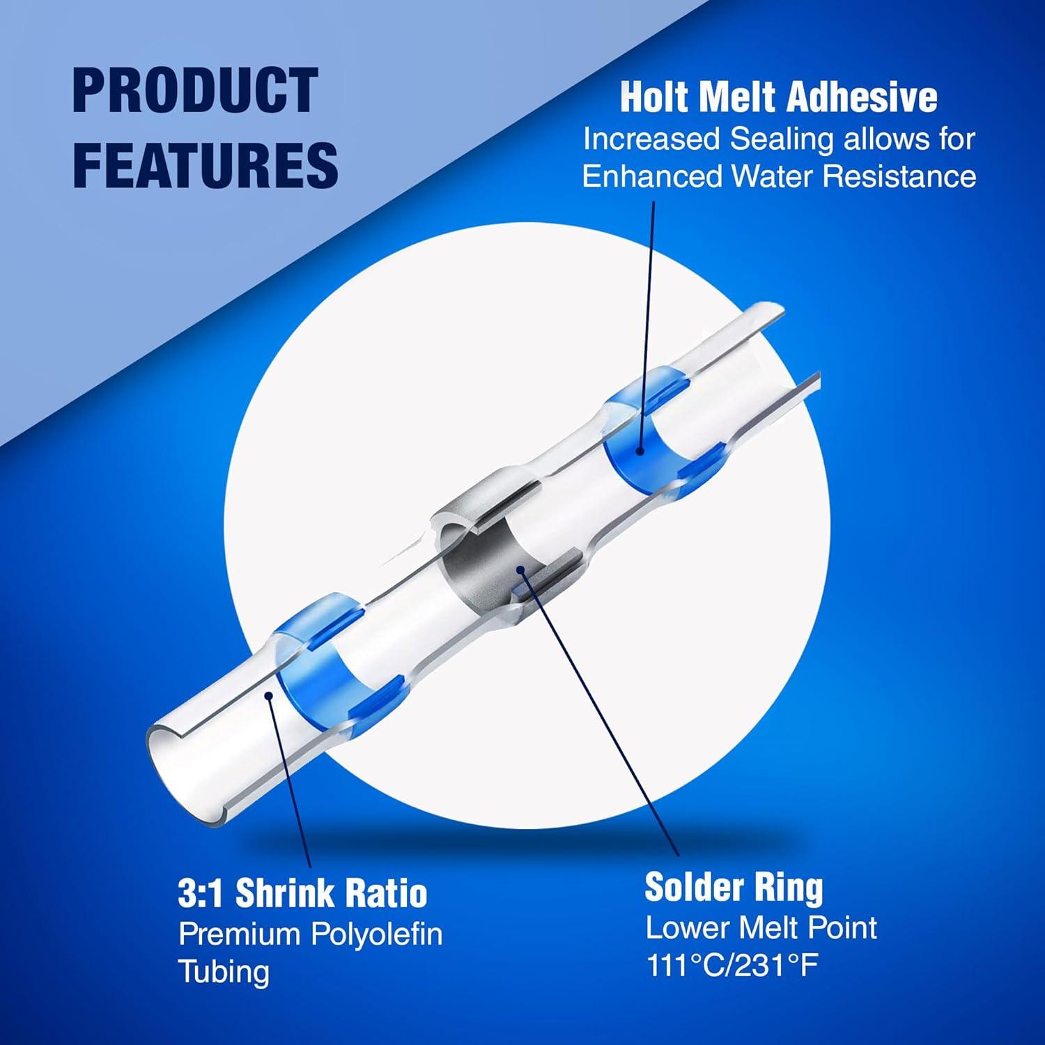 Kit de Conectores de Cable 400pcs Nuevo Age KableSeal AWG 26-10