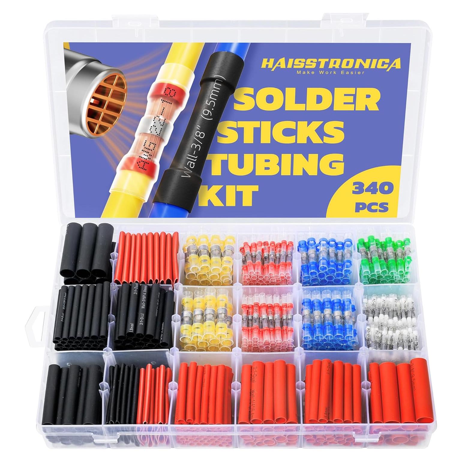 Kit de Conectores de Cable Haisstronica 340PCS Impermeables