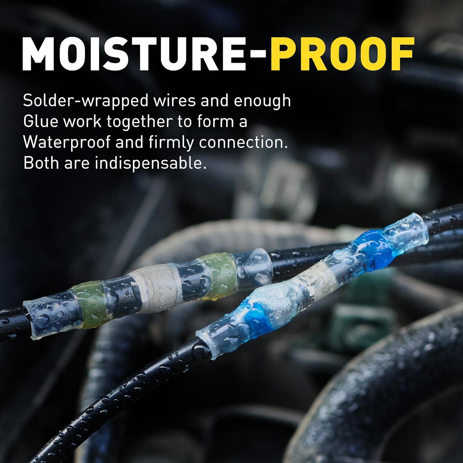 Kit de Conectores de Cable Haisstronica 340PCS Impermeables