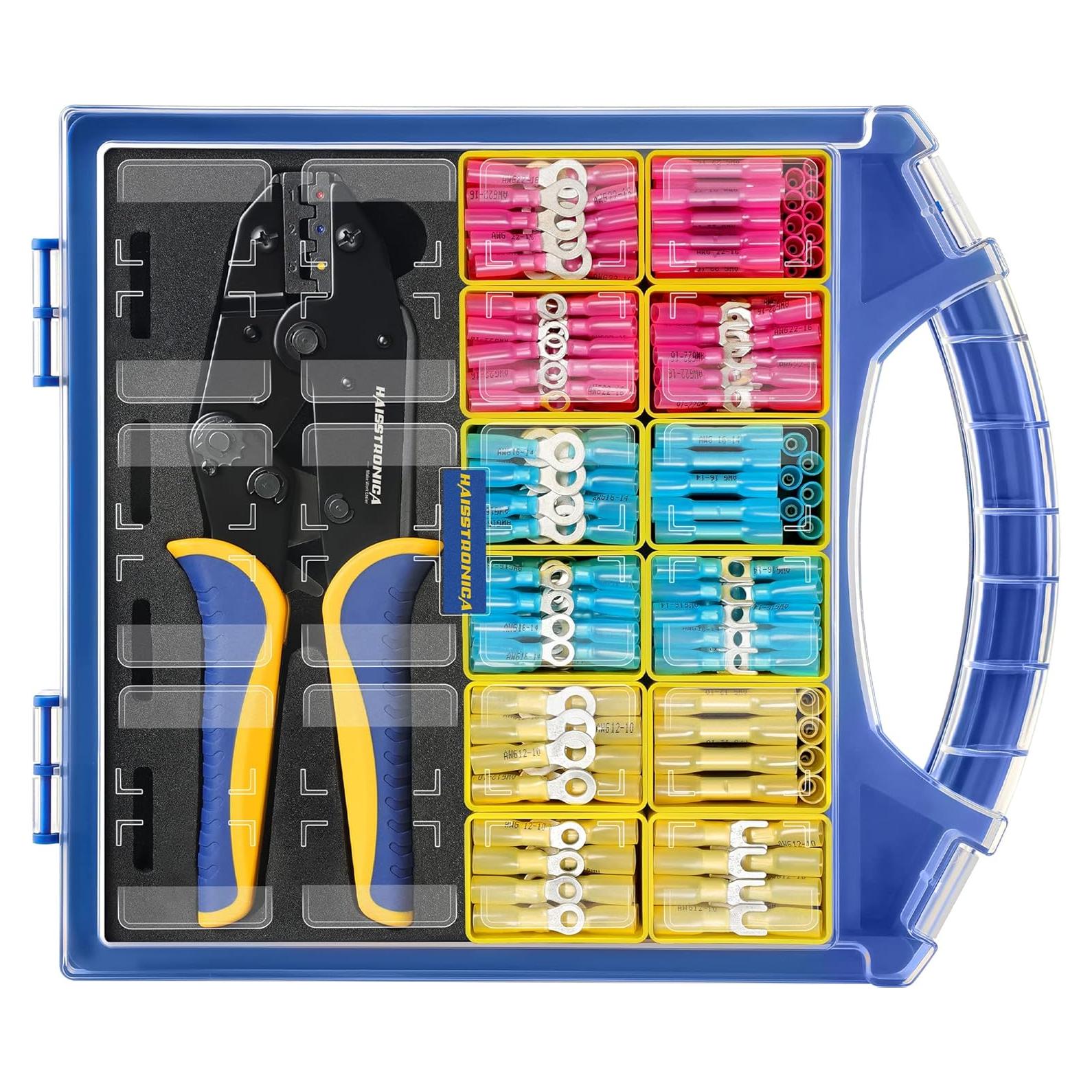 Conjunto de Conectores de Cable Termocontraíbles Haisstronica 380PCS