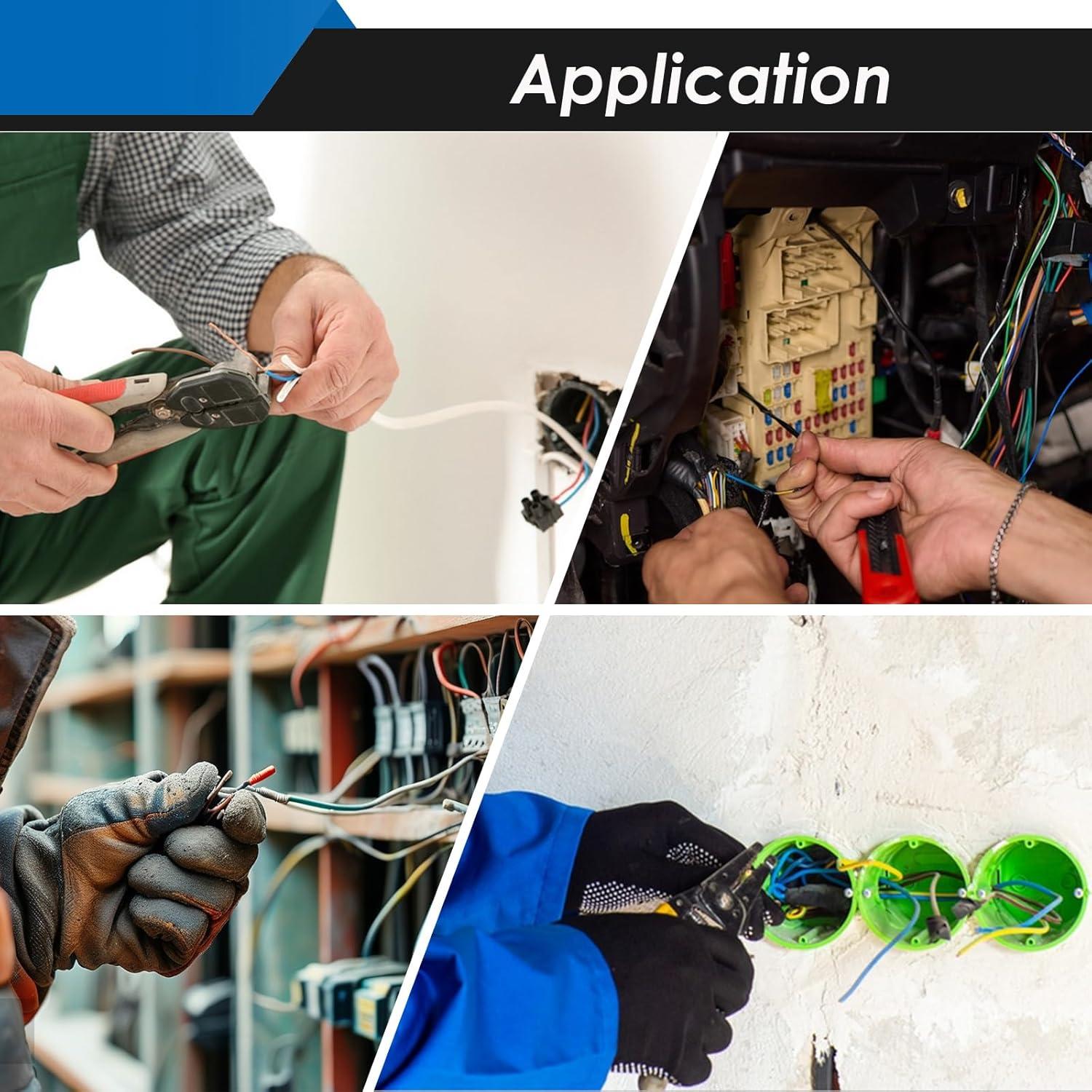 Kit de Conectores de Cable Eoppen 206Pcs Termocontraíbles Impermeables