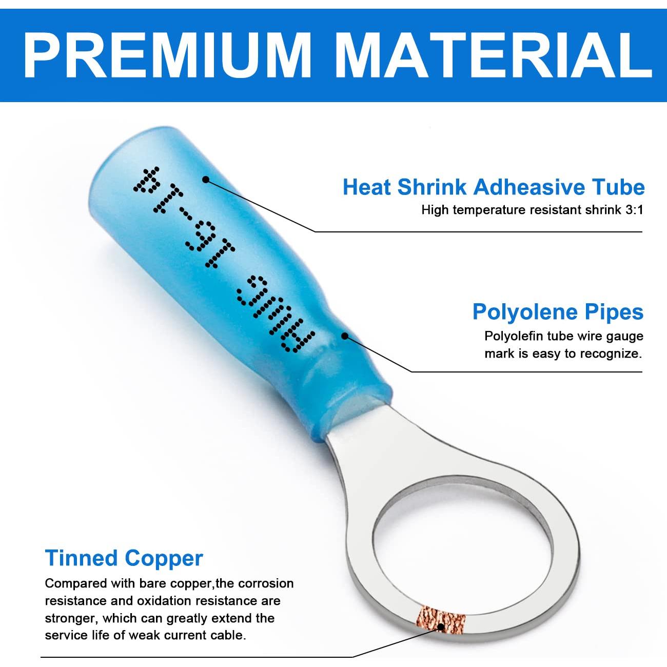 Kit de Conectores Eléctricos Aislados Plustool 560PCS AWG22-10