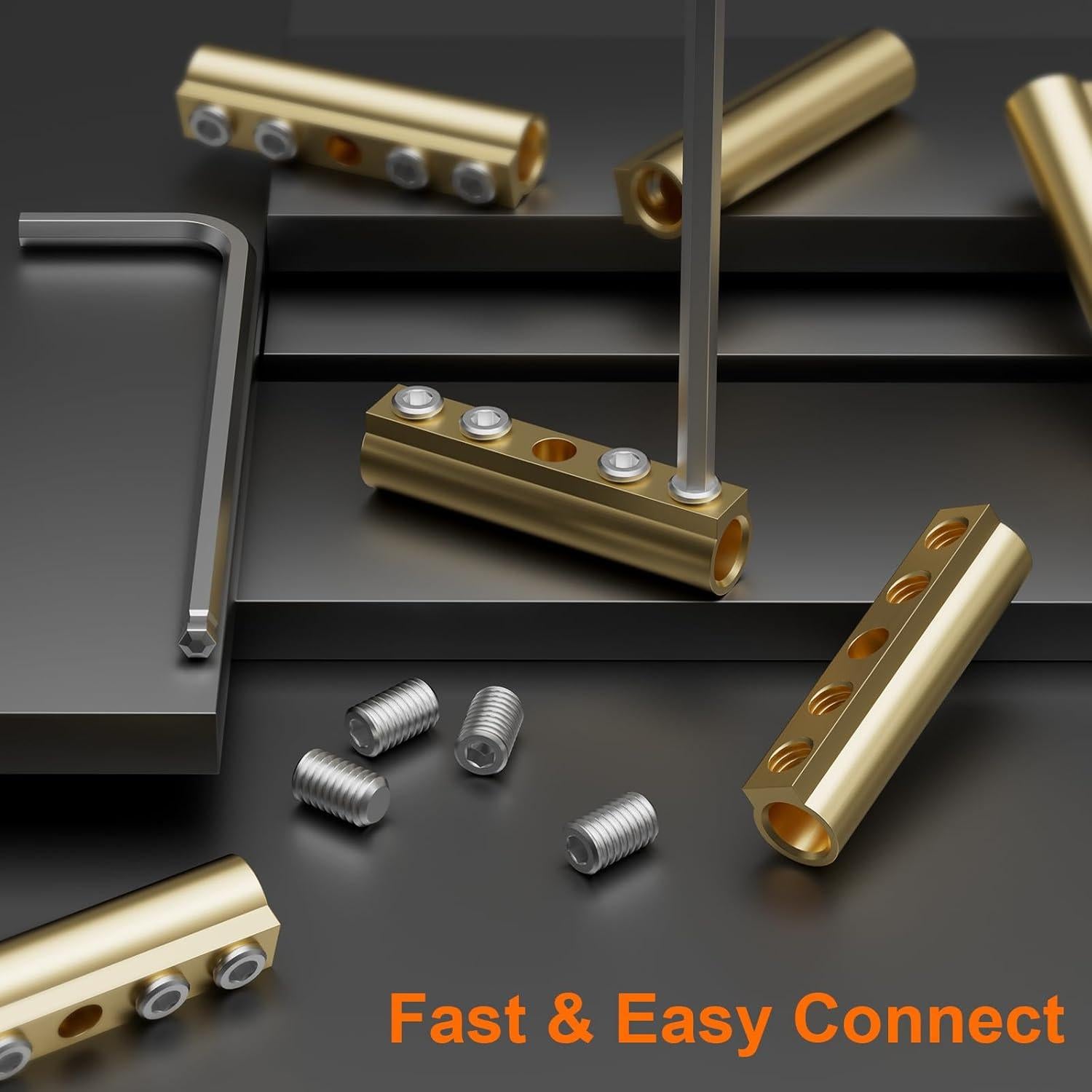 Conectores de Empalme de Calor Retráctil GKG 10-6 AWG 80A