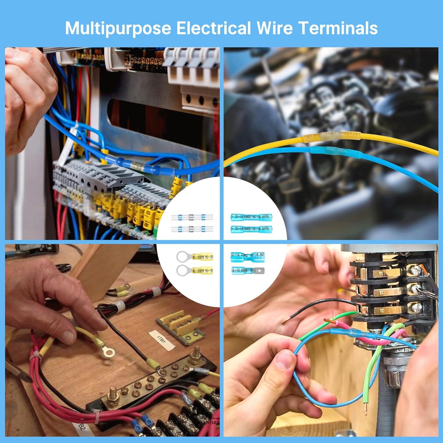 Kit de Conectores Eléctricos Kuject 500PCS Impermeables