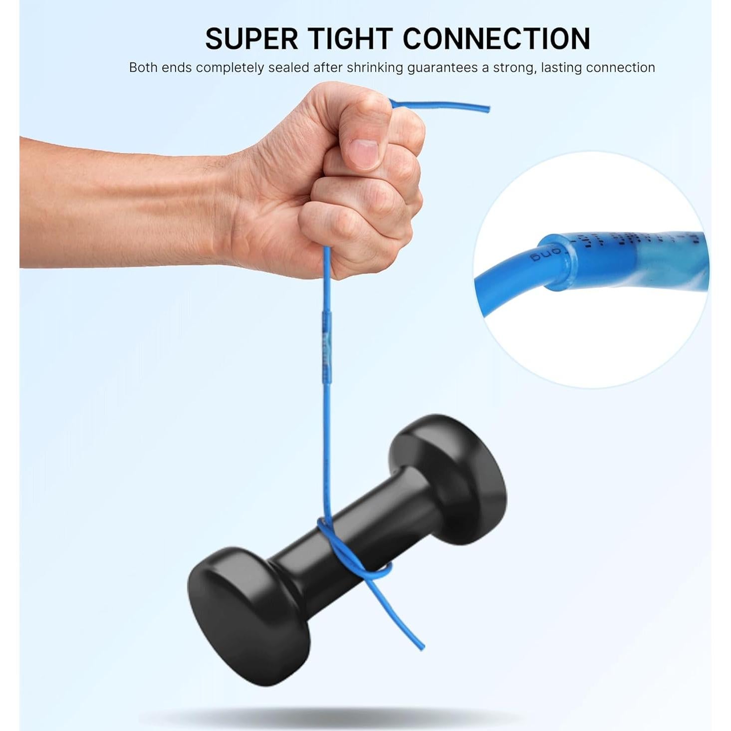 Kit de Conectores Eléctricos Kuject 500PCS Impermeables