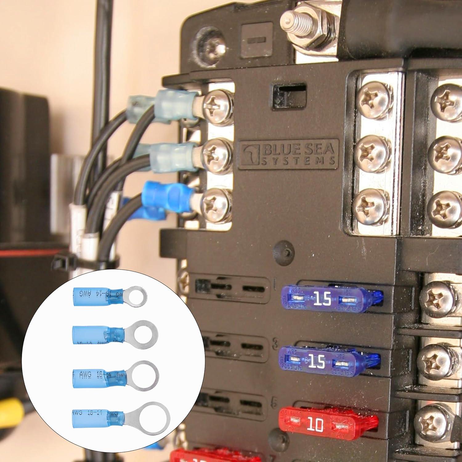 Kit de Conectores de Cable Termoretráctiles Bates - 320 Piezas