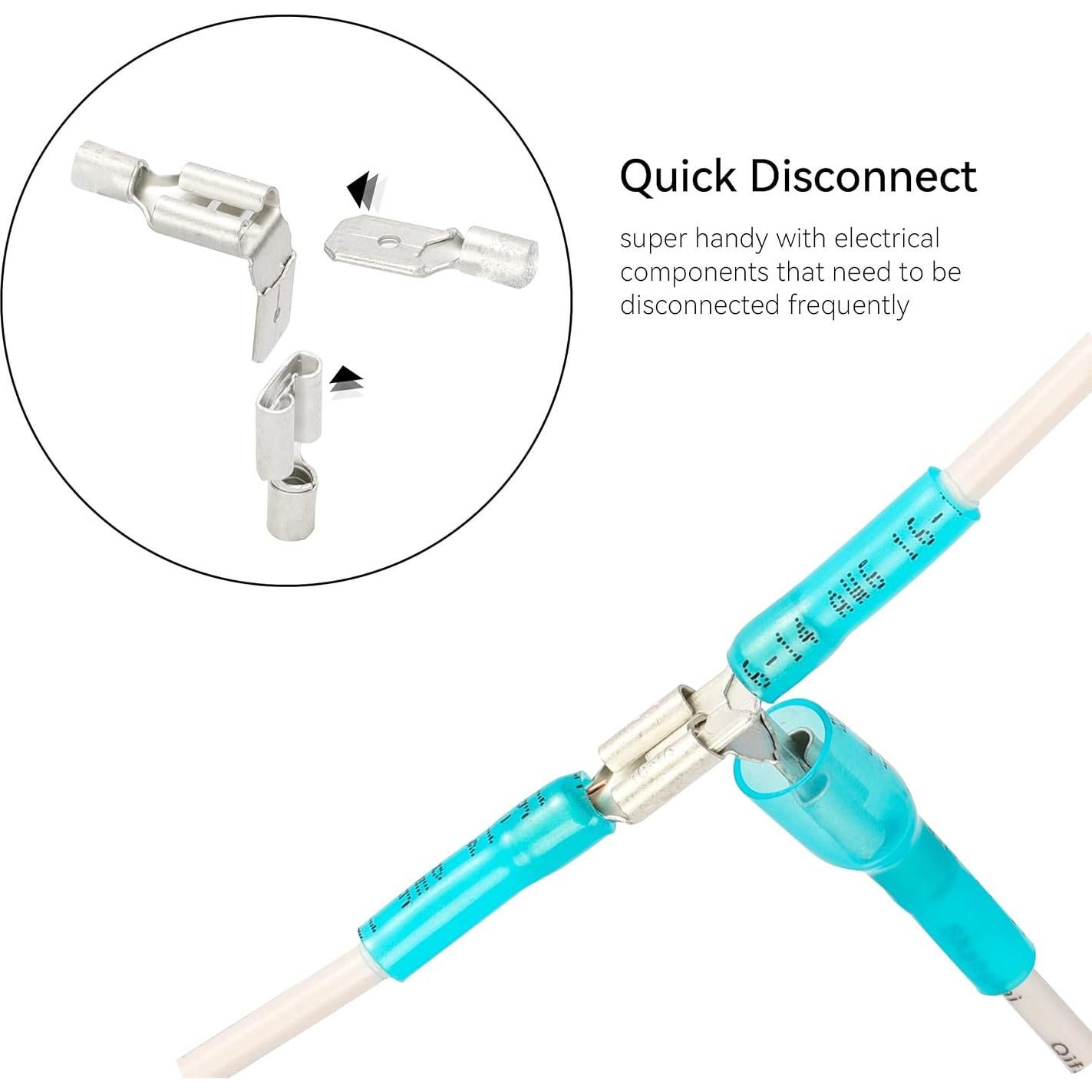 Kit de Conectores de Espada HKS 200PCS AWG 22-10 - Impermeables