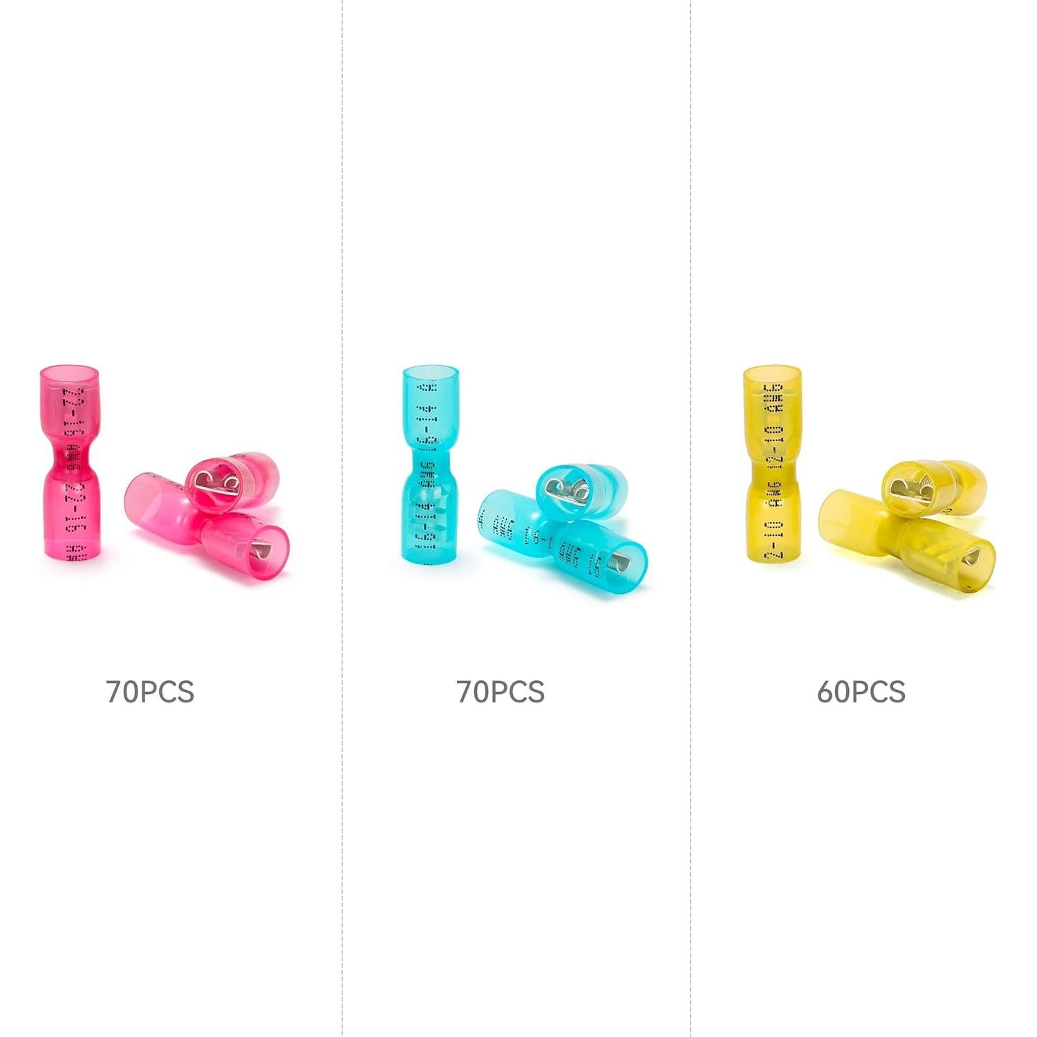 Kit de Conectores de Espada HKS 200PCS AWG 22-10 - Impermeables