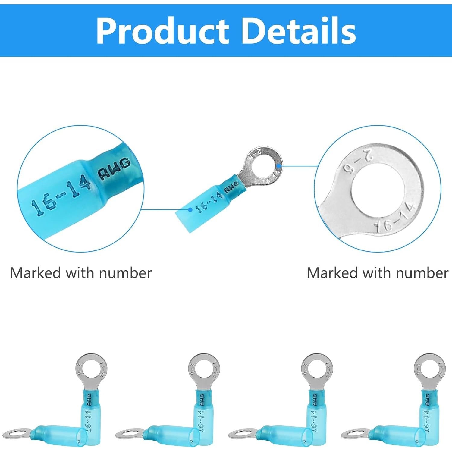 Kit de 270 Conectores de Cable Termoretráctiles PRECIHW