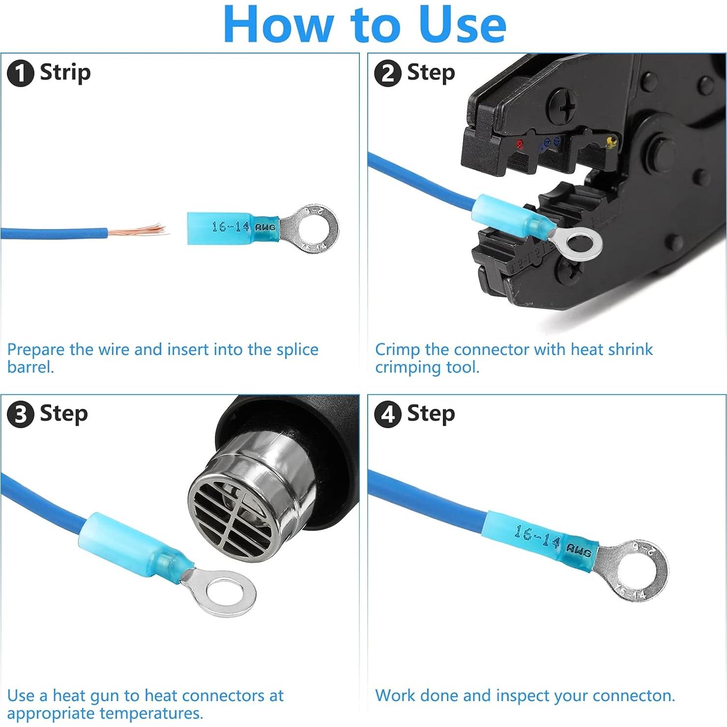 Kit de 270 Conectores de Cable Termoretráctiles PRECIHW