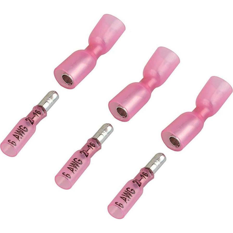 Kit 100 Conectores Bulbo Termocontraíbles PONFY Macho/Hembra