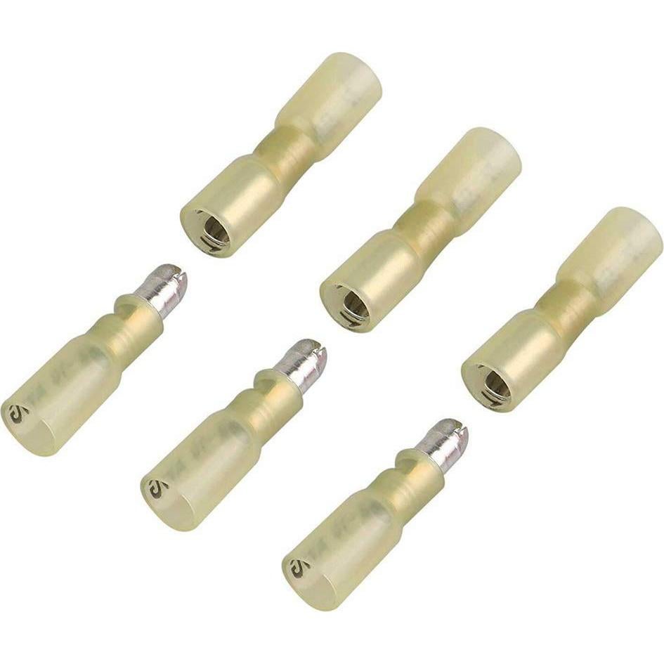 Kit 100 Conectores Bulbo Termocontraíbles PONFY Macho/Hembra