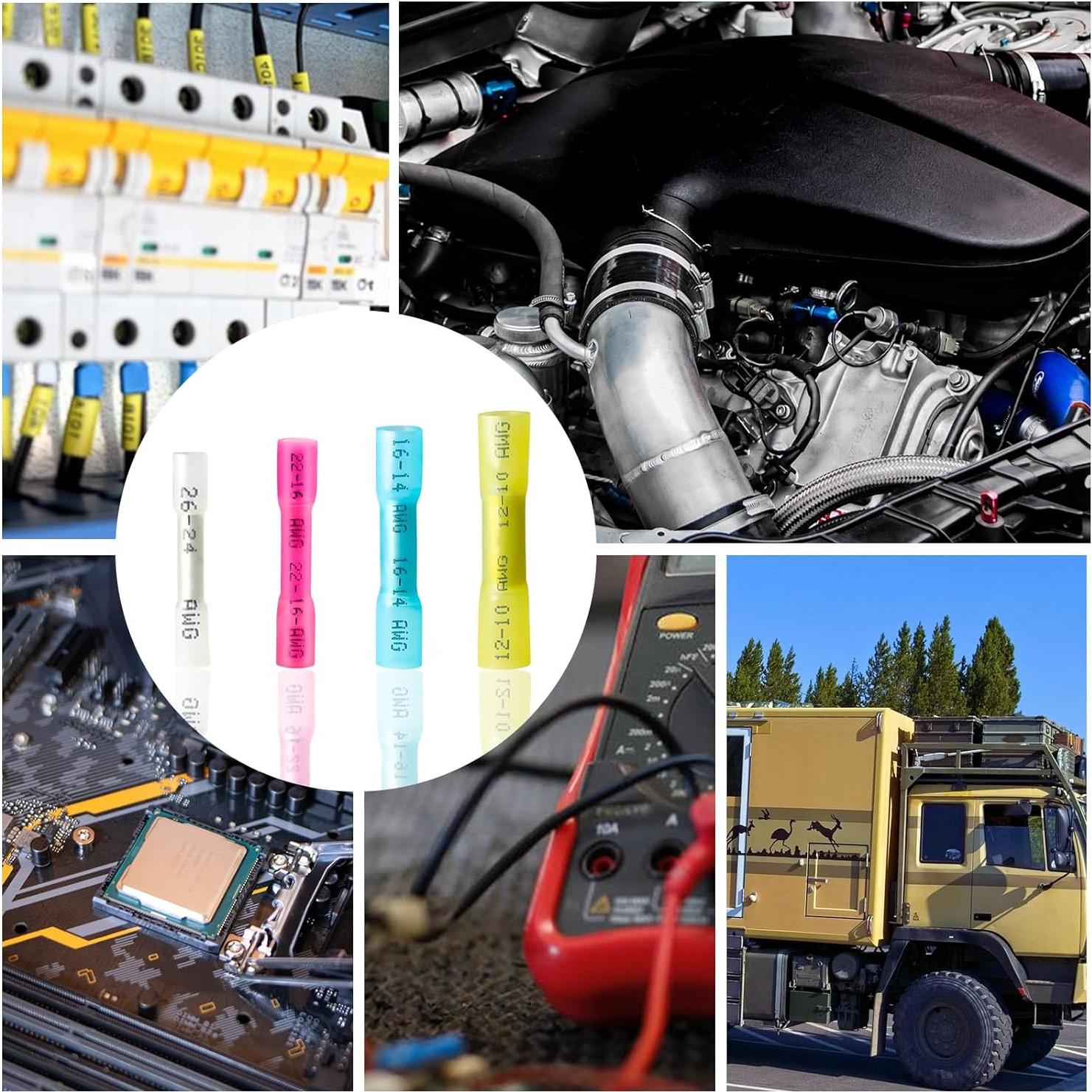 Kit de Conectores de Cable Termocontraíbles ZONBANG 175PCS