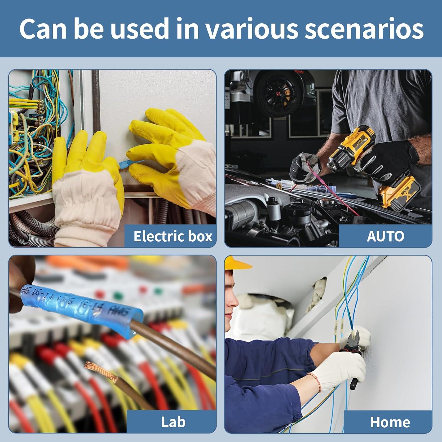 200 Conectores de Empalme Termoretráctil INSCOOL a Prueba de Agua