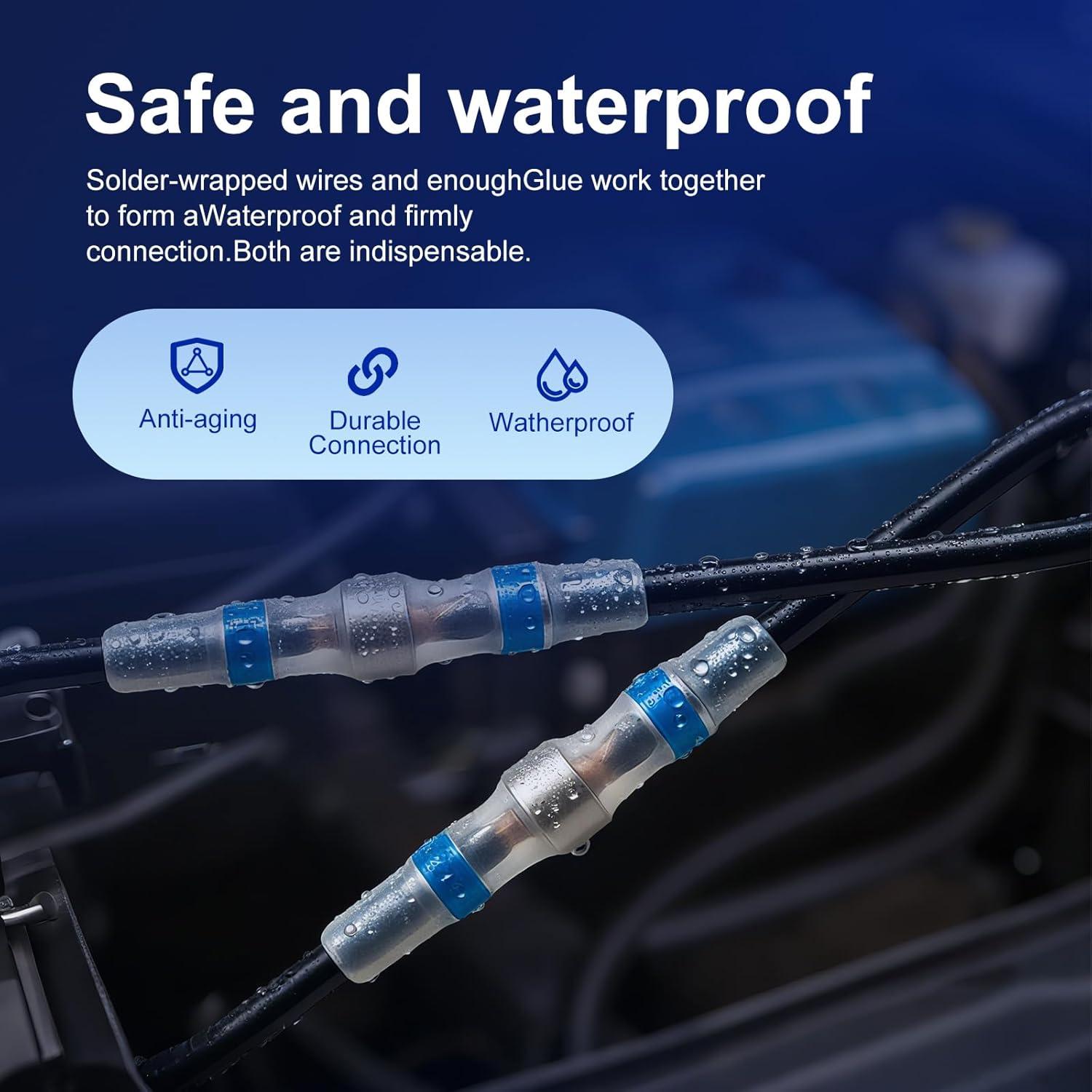 Kit de 800 Conectores de Cable Solder Seal Nayoto - Impermeables