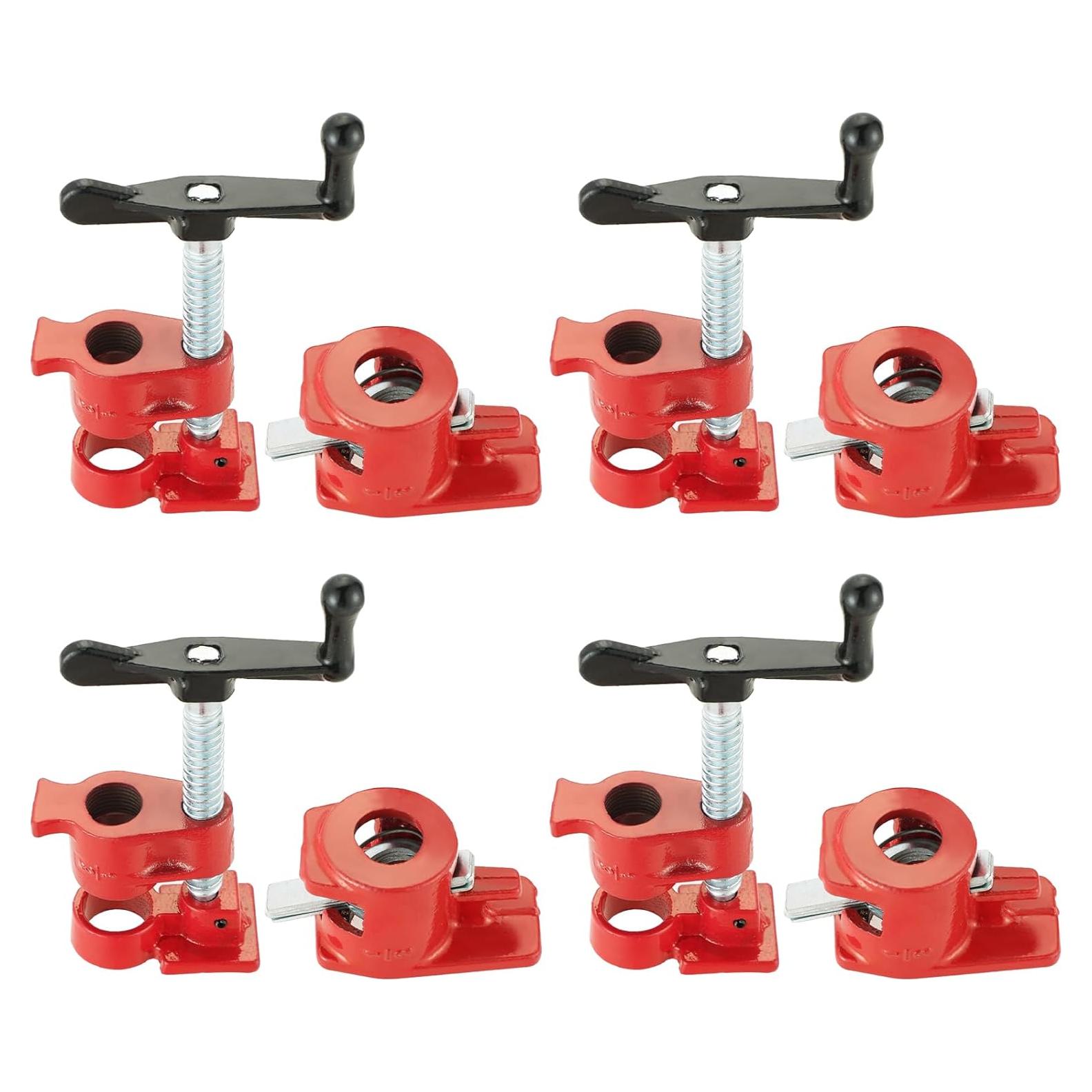 Juego de Abrazaderas de Tubo Acymner 4 Pzas 1/2" Hierro Fundido