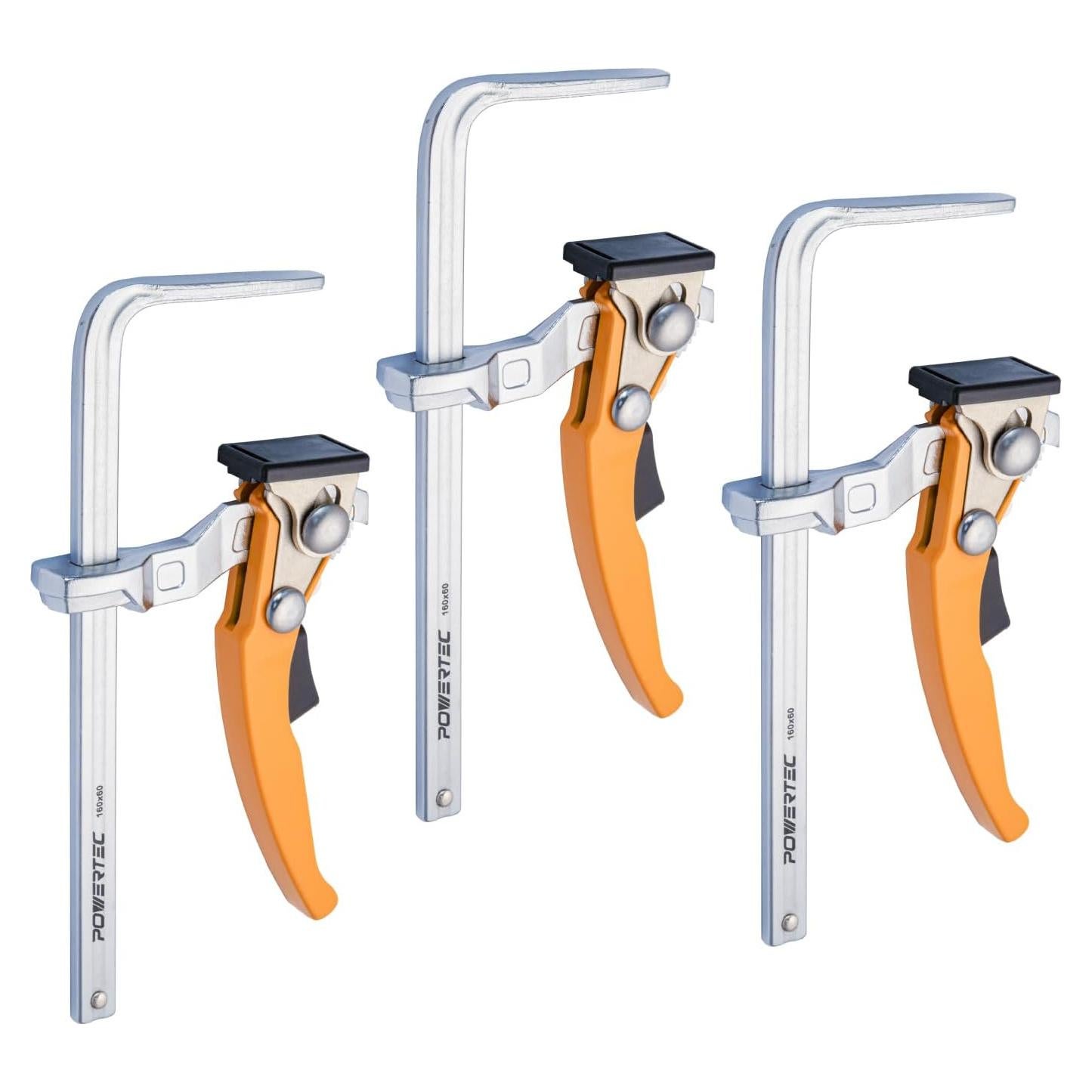 Abrazadera de Mesa Rápida POWERTEC 71545 - 3 Piezas 17.78 cm