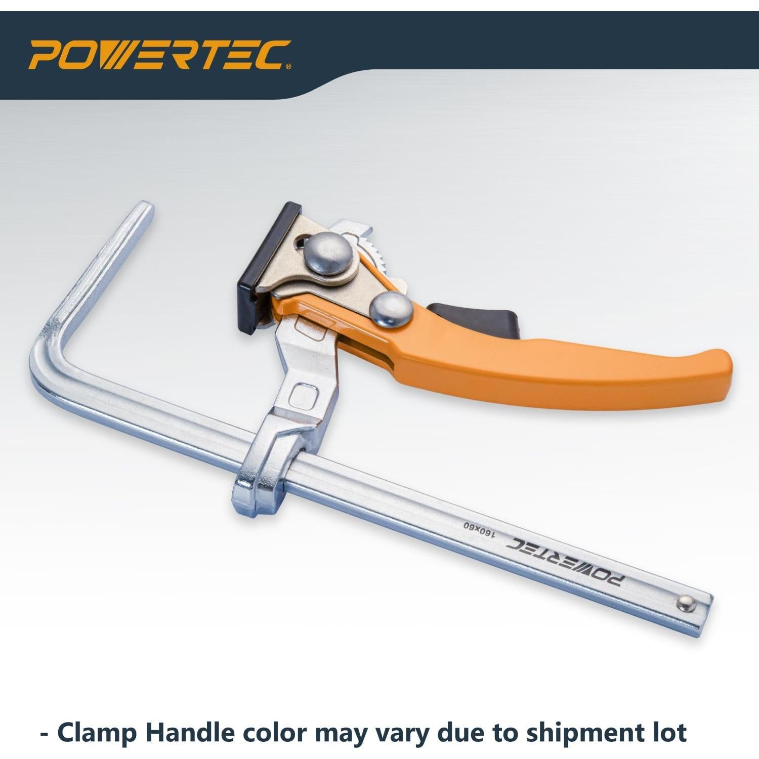 Abrazadera de Mesa Rápida POWERTEC 71545 - 3 Piezas 17.78 cm