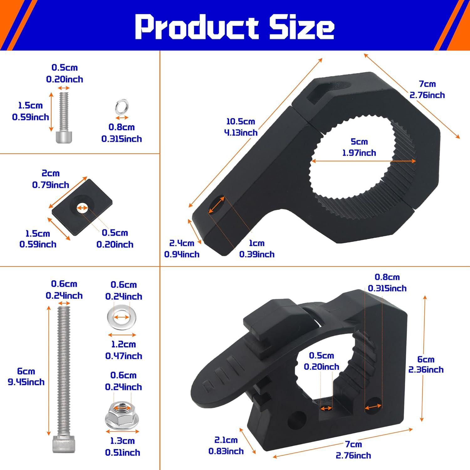 Kit de Abrazaderas de Liberación Rápida Samman 2 Piezas 10-16mm