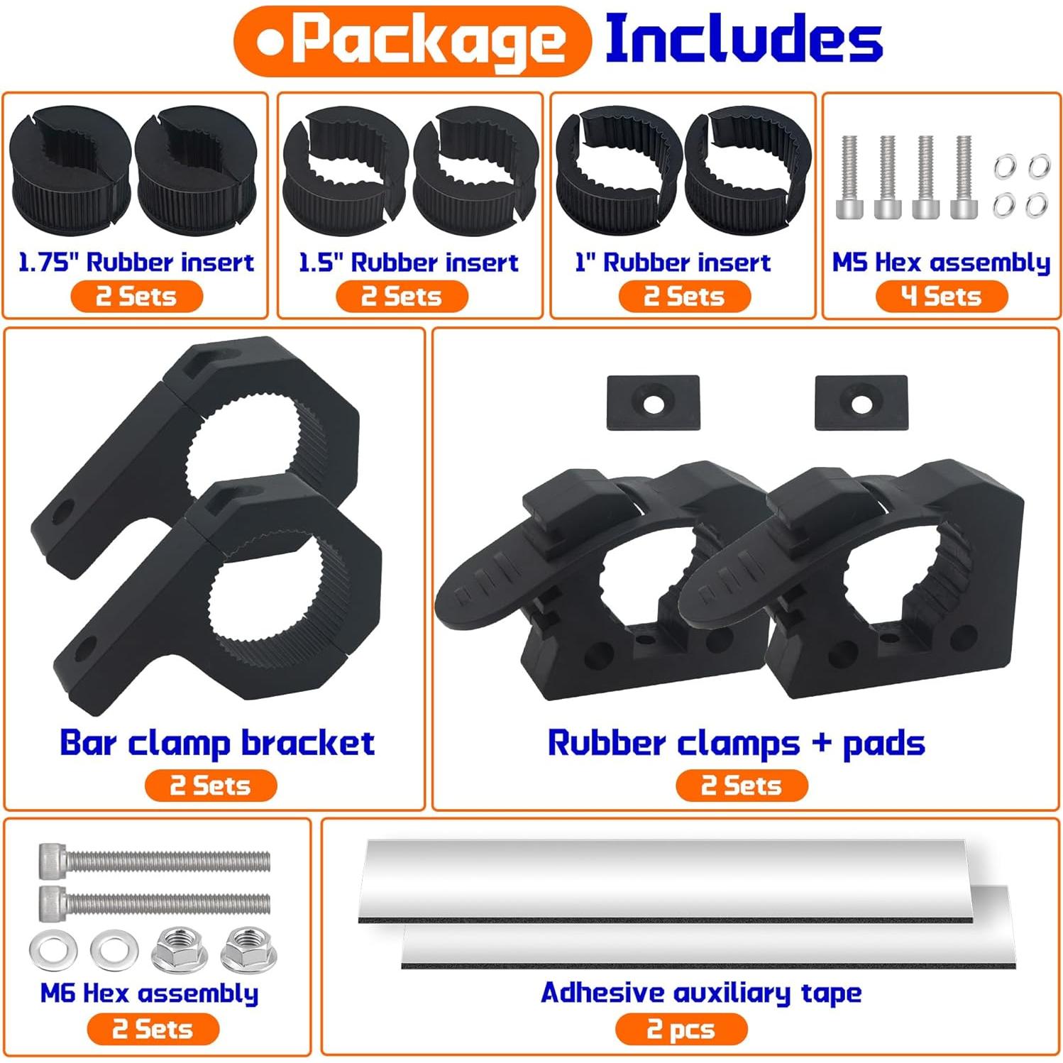 Kit de Abrazaderas de Liberación Rápida Samman 2 Piezas 10-16mm