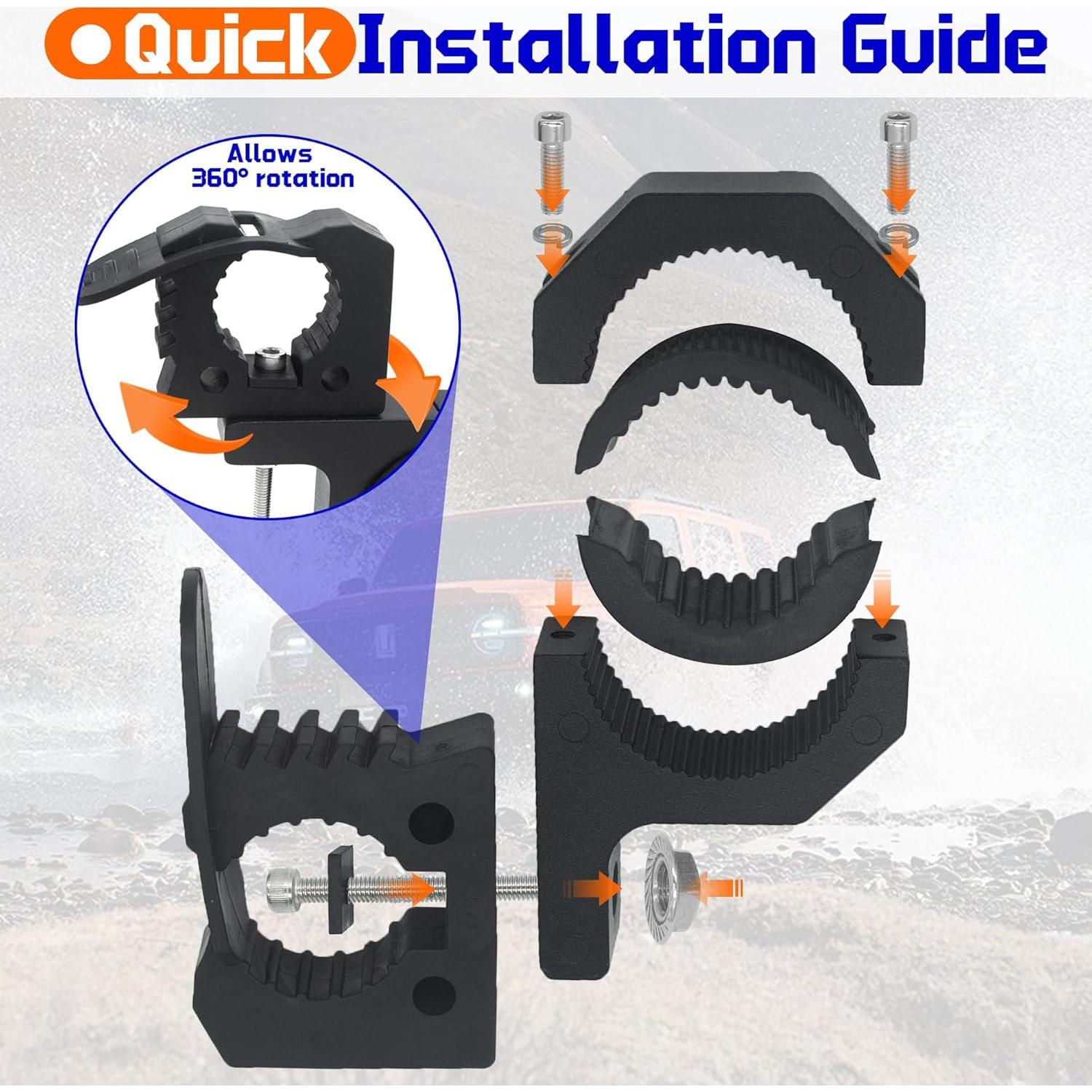 Kit de Abrazaderas de Liberación Rápida Samman 2 Piezas 10-16mm