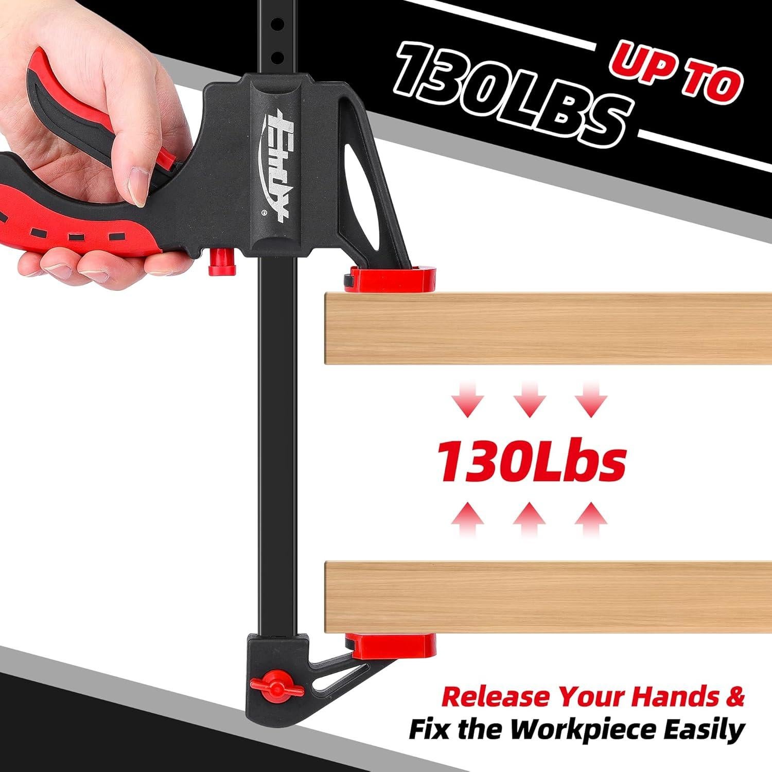 Garras de barra EHDY 15 cm juego de 4 piezas carga 59 kg