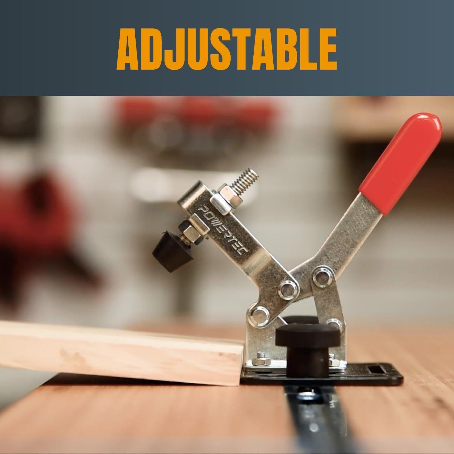 Kit de Abrazaderas de Palanca POWERTEC 72138 con T-Rail 91.4 cm